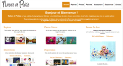 Desktop Screenshot of nature-et-poesie.fr